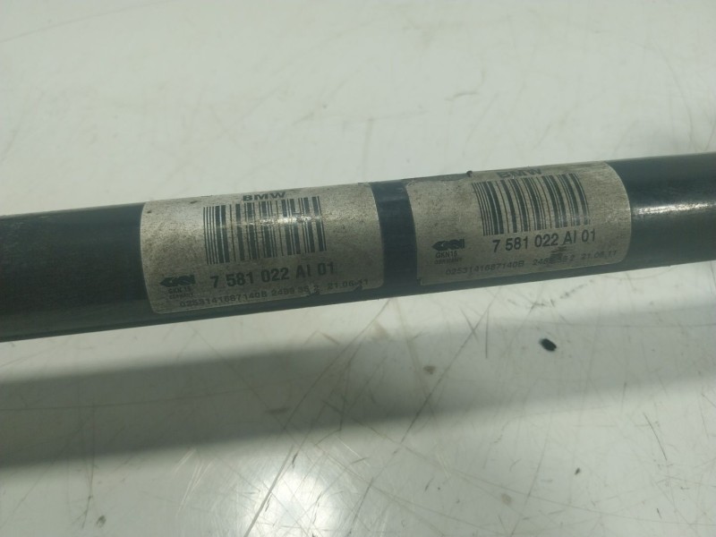 Recambio de transmision trasera derecha para bmw serie 5 lim. (f10) 3.0 turbodiesel referencia OEM IAM  7581022AI 