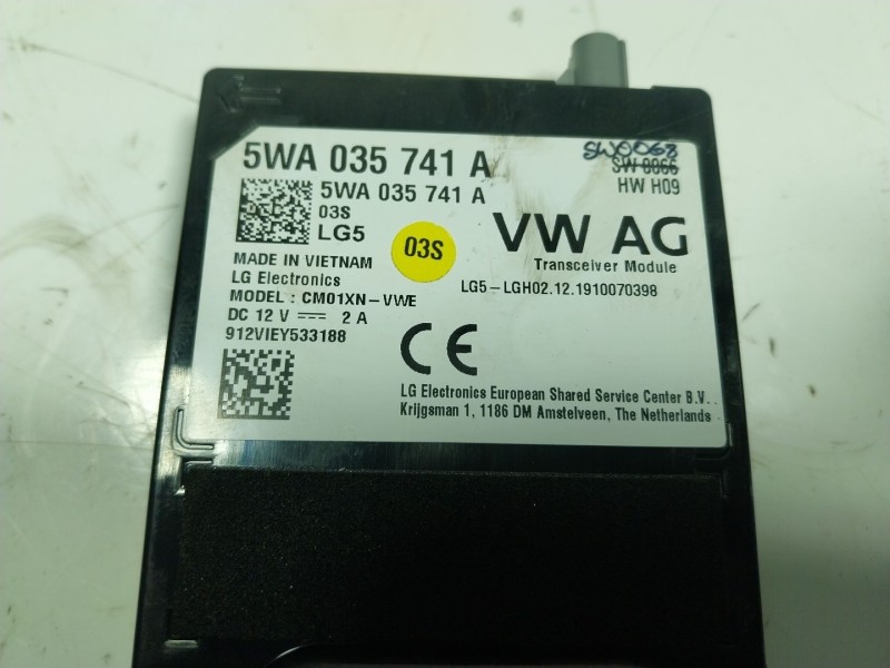 Recambio de modulo electronico para volkswagen golf viii (cd1) 1.5 etsi referencia OEM IAM  5WA035741 