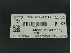 Recambio de modulo electronico para porsche panamera 3.0 v6 tdi cat referencia OEM IAM  7PP959663  2