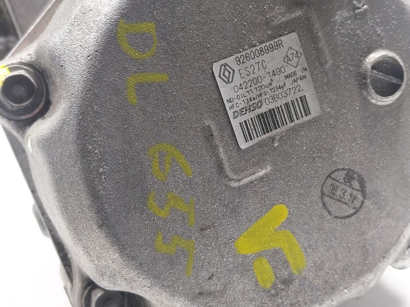 Recambio de compresor aire acondicionado para renault zoe referencia OEM IAM  92600899R 