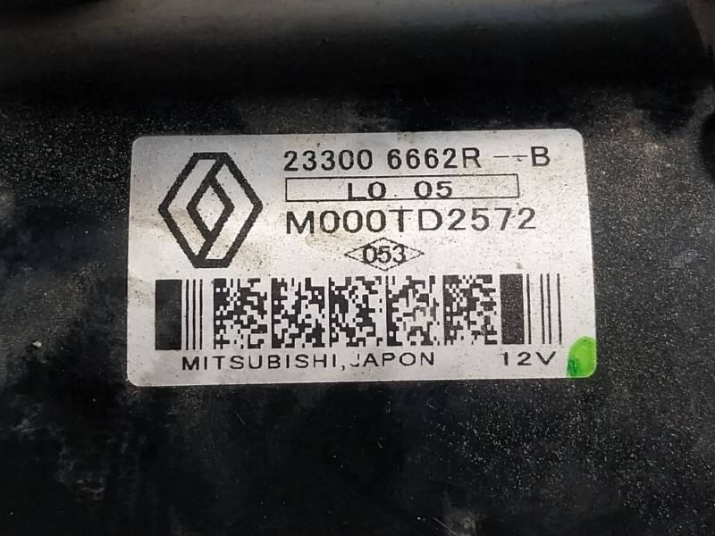 Recambio de motor arranque para renault kadjar (ha_, hl_) 1.3 tce 140 referencia OEM IAM  233006662R 