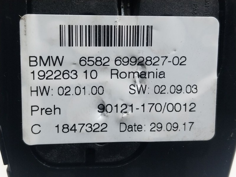 Recambio de mando multifuncion para bmw serie 3 lim. (f30) 2.0 16v turbodiesel referencia OEM IAM  699282702 