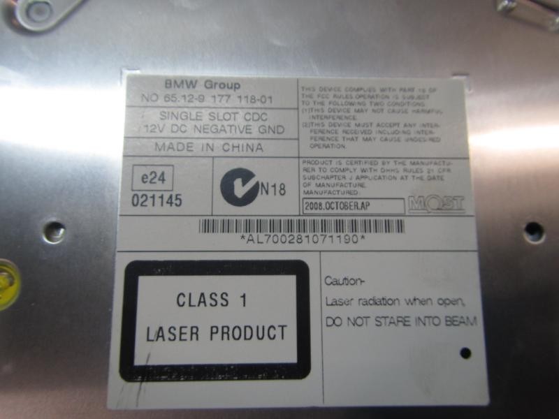 Recambio de sistema dvd para bmw x6 (e71) 3.0 turbodiesel cat referencia OEM IAM 65129230680 65129177118 