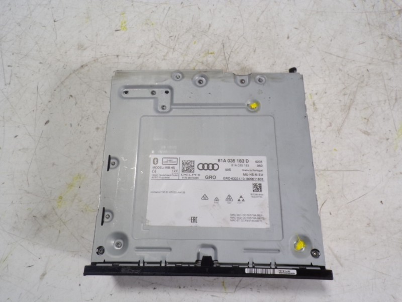 Recambio de sistema dvd para audi a3 sportback (8vf) s line edition referencia OEM IAM 81A035183D 81A035183D 