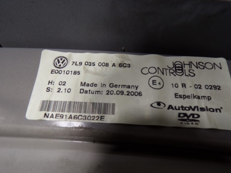 Recambio de sistema dvd para volkswagen touareg (7l6) 3.0 v6 tdi dpf referencia OEM IAM 7L9035008A6C3 7L9035008A 
