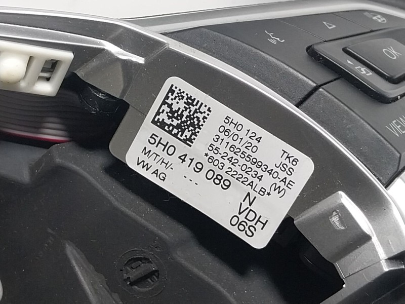 Recambio de volante para volkswagen golf viii (cd1) 1.5 etsi referencia OEM IAM  5H0419089 