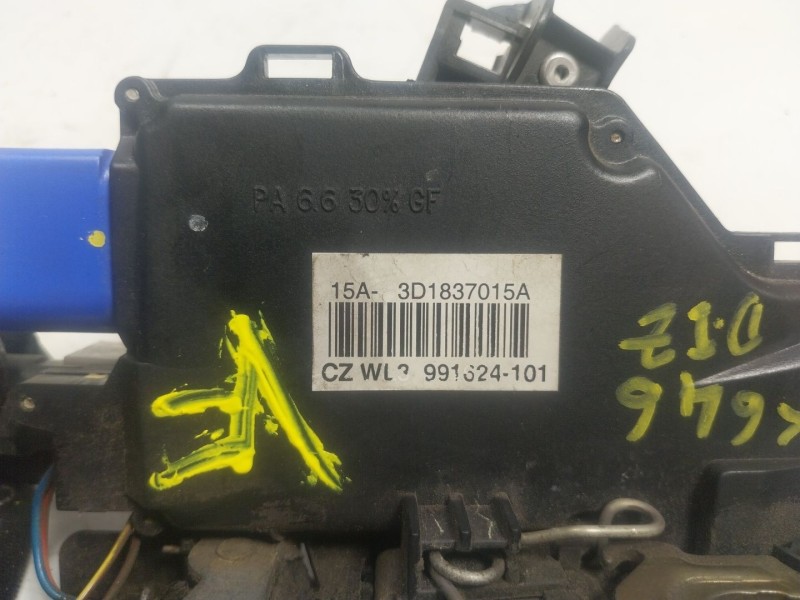 Recambio de cerradura puerta delantera izquierda para volkswagen touareg (7la) tdi v10 referencia OEM IAM  3D1837015A 