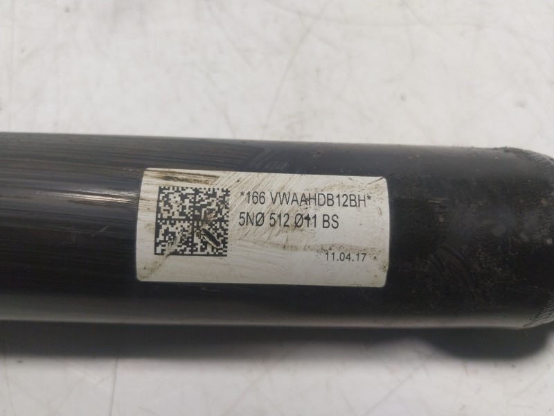 Recambio de amortiguador trasero izquierdo para audi q3 (8ug) 2.0 16v tdi referencia OEM IAM 5N0513049BF 5N0512011BS 