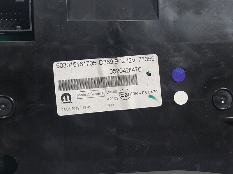 Recambio de cuadro instrumentos para fiat doblo cargo (263_) 1.6 d multijet referencia OEM IAM  0520428470 