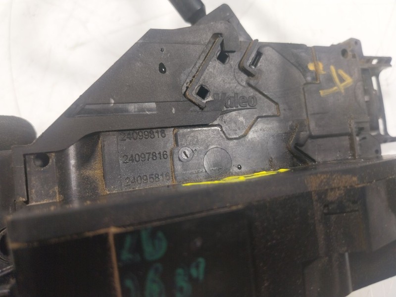 Recambio de cerradura puerta trasera derecha para peugeot 3008 monospace (0u_) 1.6 hdi referencia OEM IAM  24099816 