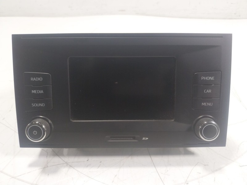 Recambio de sistema audio / radio cd para seat leon (5f1) 1.6 tdi referencia OEM IAM  5F0035871 