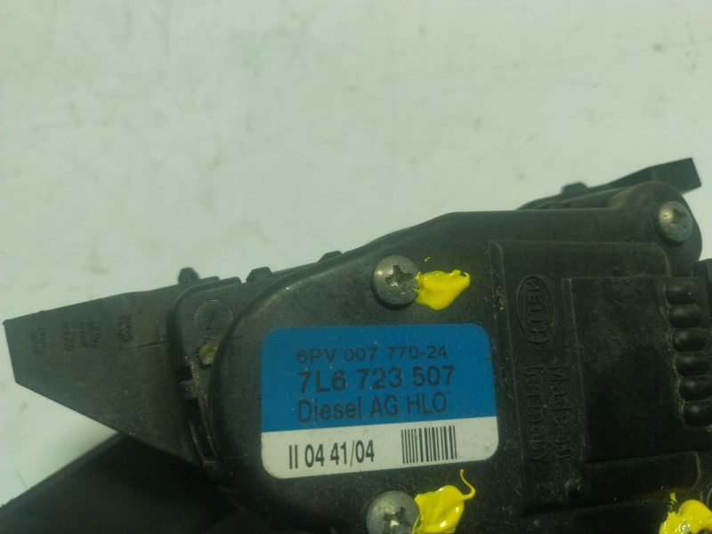 Recambio de potenciometro pedal para volkswagen touareg (7la) tdi v10 referencia OEM IAM  7L6723507 