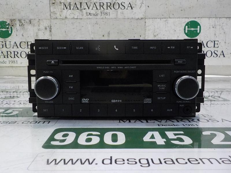 Recambio de sistema audio / radio cd para jeep compass (2008-2011) 2.2 crdi referencia OEM IAM 5064955AC 05064955AC 