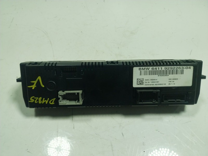 Recambio de mando climatizador para bmw x1 (e84) 2.0 16v turbodiesel referencia OEM IAM  929226304 