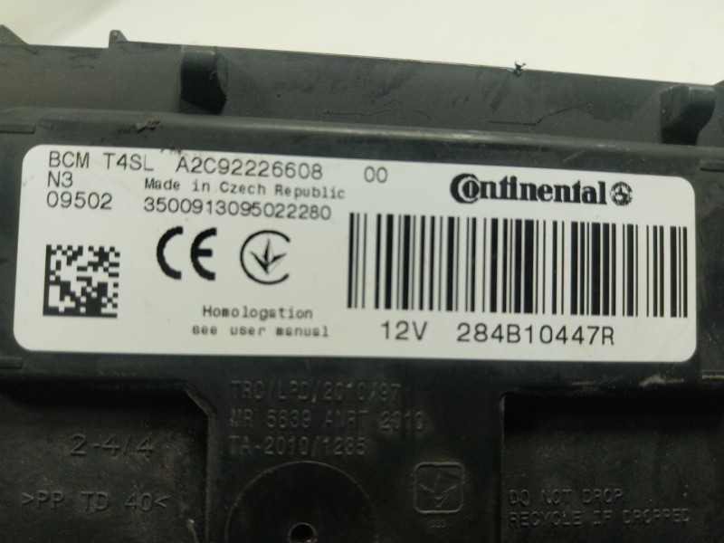 Recambio de modulo electronico para dacia sandero 0.9 tce cat referencia OEM IAM  284B10447R 
