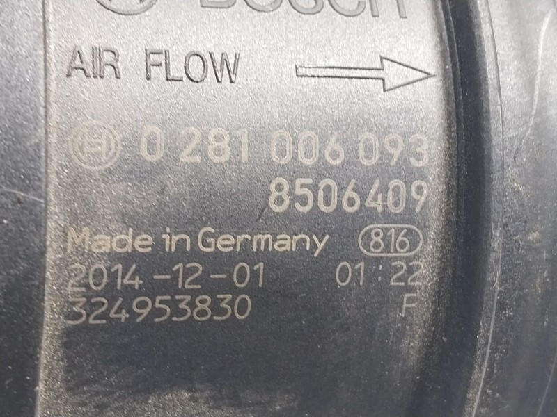 Recambio de caudalimetro para bmw x1 (e84) 2.0 16v turbodiesel referencia OEM IAM  0281006093 