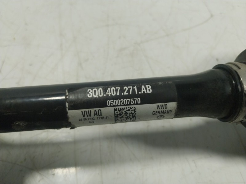 Recambio de transmision izquierda para seat ateca (kh7) 1.5 16v tsi act referencia OEM IAM  3Q0407271AB 