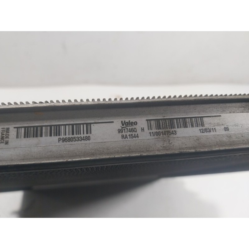 Recambio de radiador agua para peugeot 3008 monospace (0u_) 1.6 hdi referencia OEM IAM  9680533480 