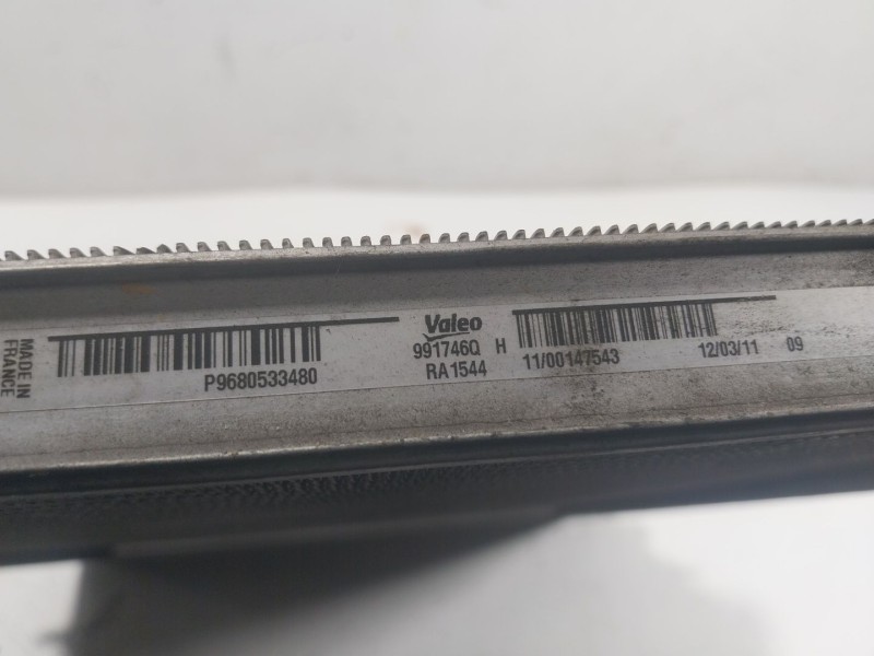 Recambio de radiador agua para peugeot 3008 monospace (0u_) 1.6 hdi referencia OEM IAM  9680533480 