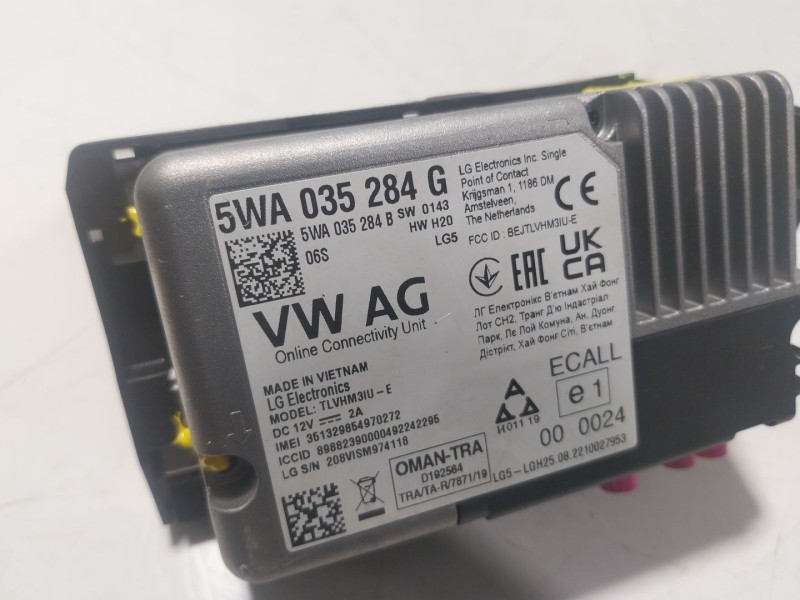 Recambio de modulo electronico para seat ateca (kh7) 1.5 16v tsi act referencia OEM IAM  5WA035284G 