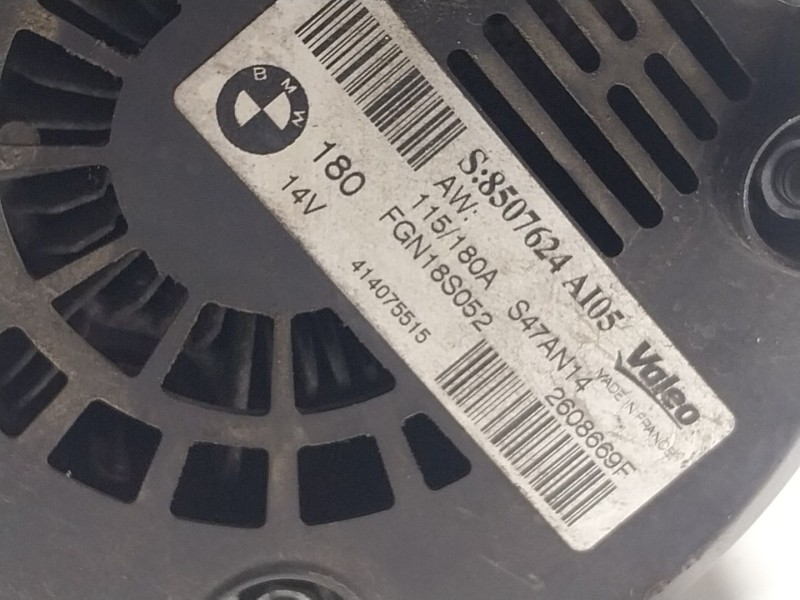 Recambio de alternador para bmw x1 (e84) 2.0 16v turbodiesel referencia OEM IAM  8507624 