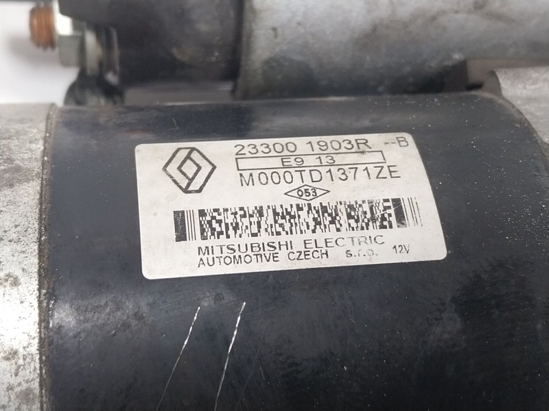 Recambio de motor arranque para dacia lodgy 1.6 sce cat bivalent. gasolina / lpg referencia OEM IAM  233001903R 