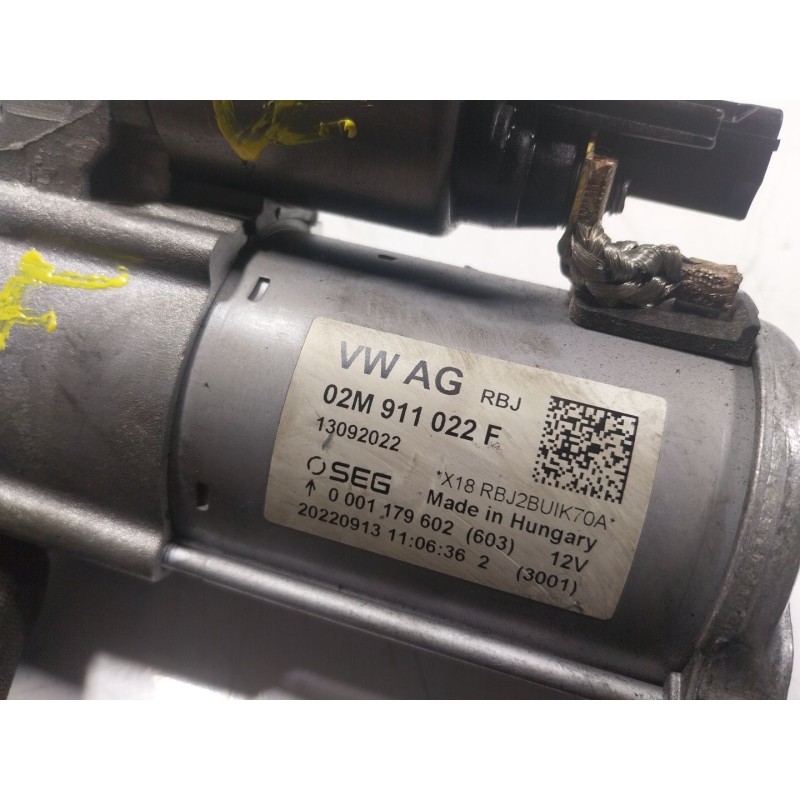 Recambio de motor arranque para seat ateca (kh7) 1.5 16v tsi act referencia OEM IAM  02M911022F 