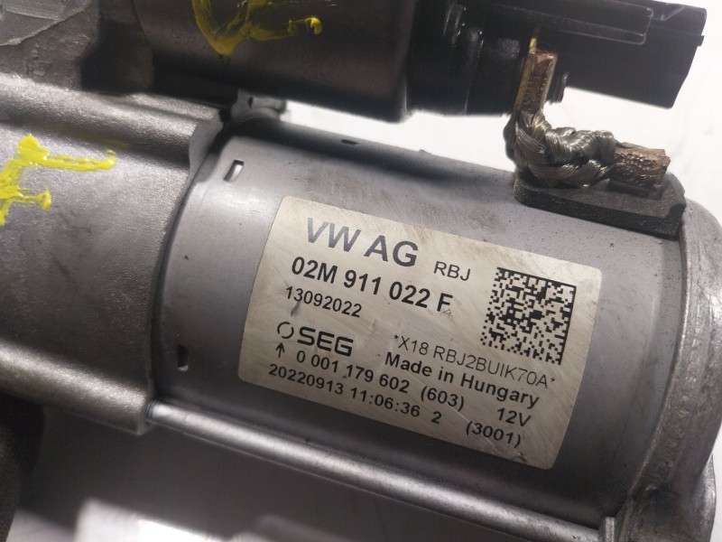 Recambio de motor arranque para seat ateca (kh7) 1.5 16v tsi act referencia OEM IAM  02M911022F 