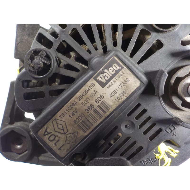 Recambio de alternador para renault megane ii berlina 5p 1.5 dci diesel referencia OEM IAM  8200386806 