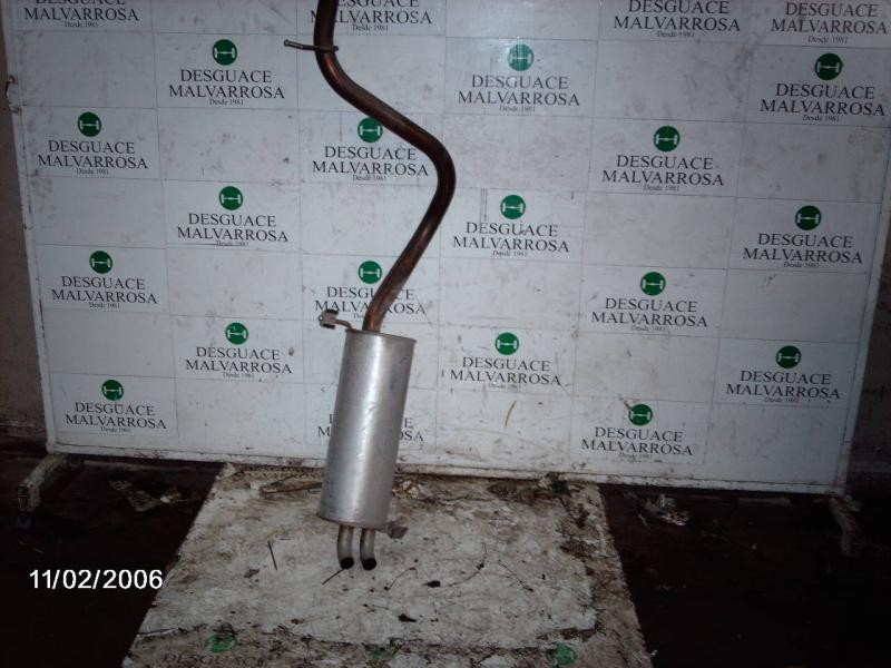 Recambio de tubo escape trasero para volkswagen polo (9n1) trendline referencia OEM IAM   