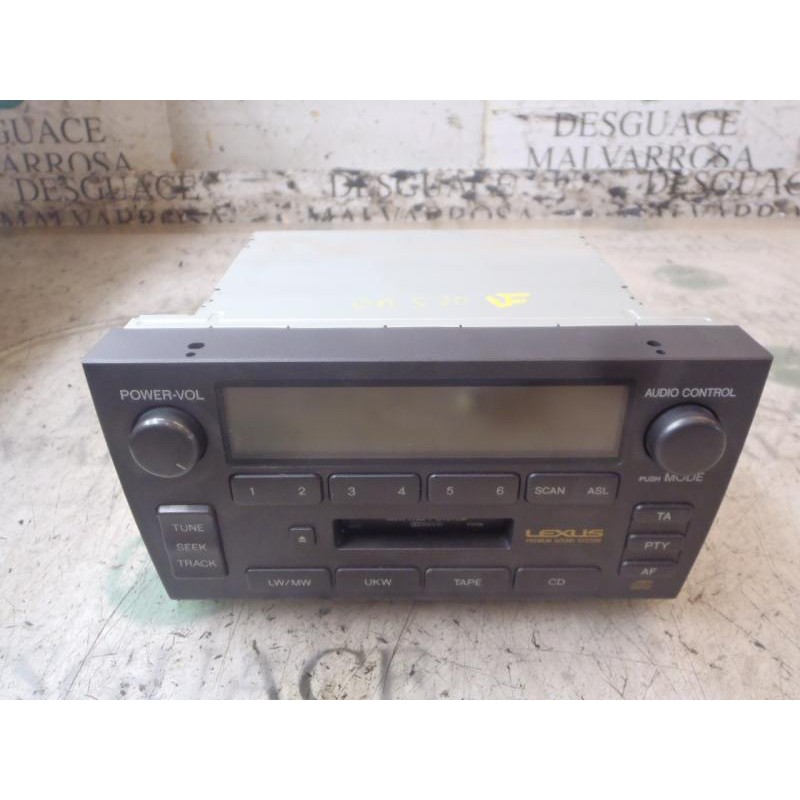 Recambio de sistema audio / radio cd para lexus gs300 (jzs160) básico referencia OEM IAM   