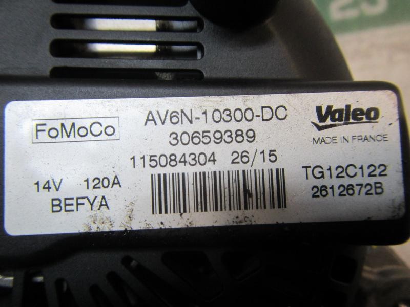 Recambio de alternador para ford fiesta (ccn) titanium referencia OEM IAM   