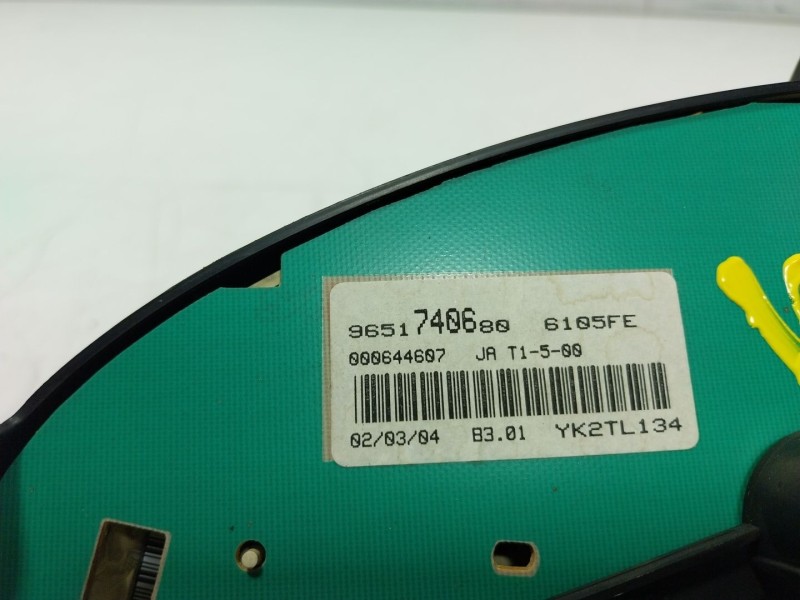 Recambio de cuadro instrumentos para peugeot 206 berlina 2.0 hdi cat referencia OEM IAM   