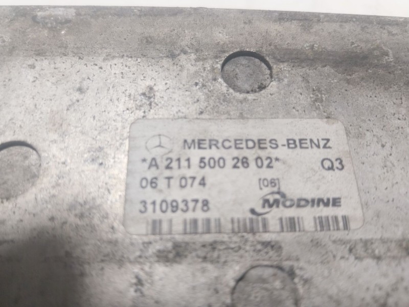Recambio de intercooler para mercedes-benz clase cls (w219) 3.0 cdi cat referencia OEM IAM A2115002602 A2115002602 