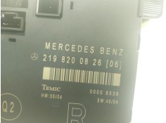 Recambio de modulo electronico para mercedes-benz clase cls (w219) 3.0 cdi cat referencia OEM IAM A2198200826 2198200826  2