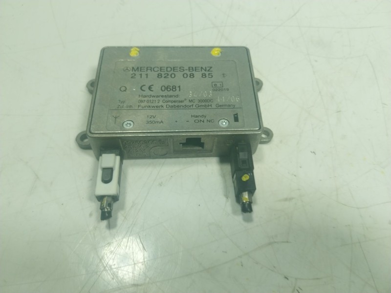 Recambio de modulo electronico para mercedes-benz clase cls (w219) 3.0 cdi cat referencia OEM IAM A2118200885 2118200885 