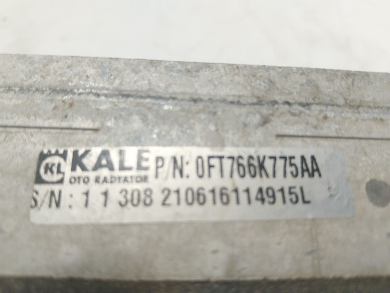 Recambio de intercooler para ford tourneo courier (c4a) 1.0 ecoboost cat referencia OEM IAM 1882981 0FT766K775AA 