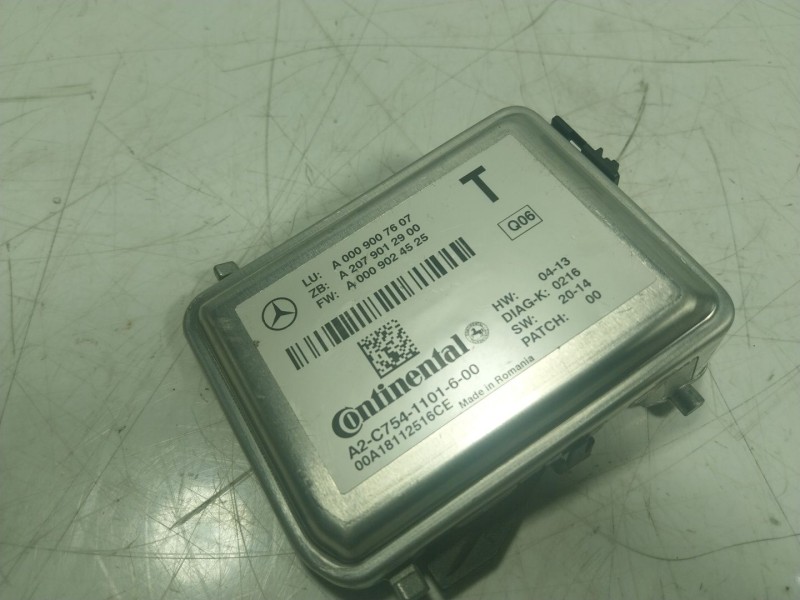 Recambio de modulo electronico para mercedes-benz clase gla (w156) 1.6 cat referencia OEM IAM A0009007607 A0009007607 