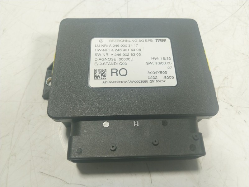 Recambio de modulo electronico para mercedes-benz clase gla (w156) 1.6 cat referencia OEM IAM A2469003417 A2469003417 