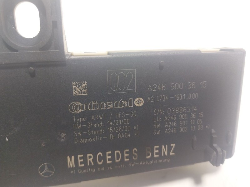 Recambio de modulo electronico para mercedes-benz clase gla (w156) 1.6 cat referencia OEM IAM A2469003615 A2469003615 