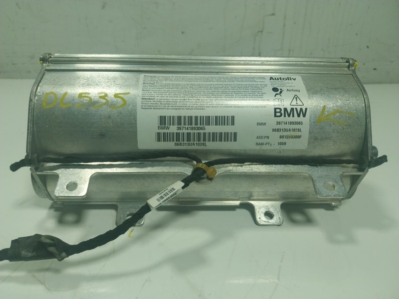 Recambio de airbag delantero derecho para bmw serie 7 (e65/e66) 730ld referencia OEM IAM 72129192605 397141893065 