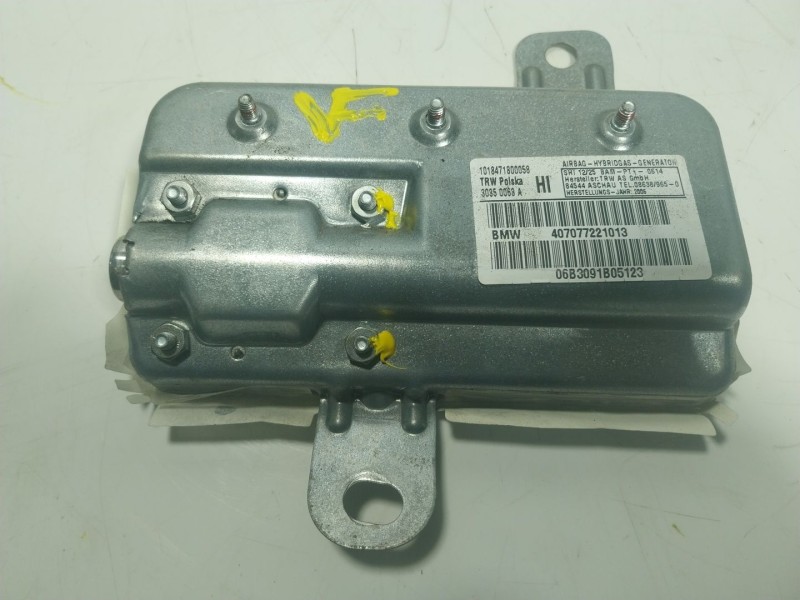Recambio de airbag lateral trasero izquierdo para bmw serie 7 (e65/e66) 730ld referencia OEM IAM 72127226161 407077221013 