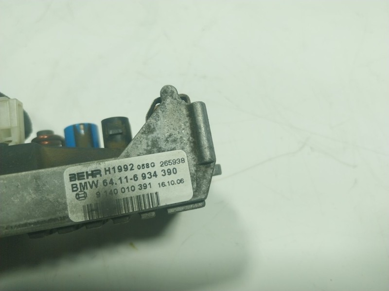 Recambio de resistencia calefaccion para bmw serie 7 (e65/e66) 730ld referencia OEM IAM 64116934390 934390 