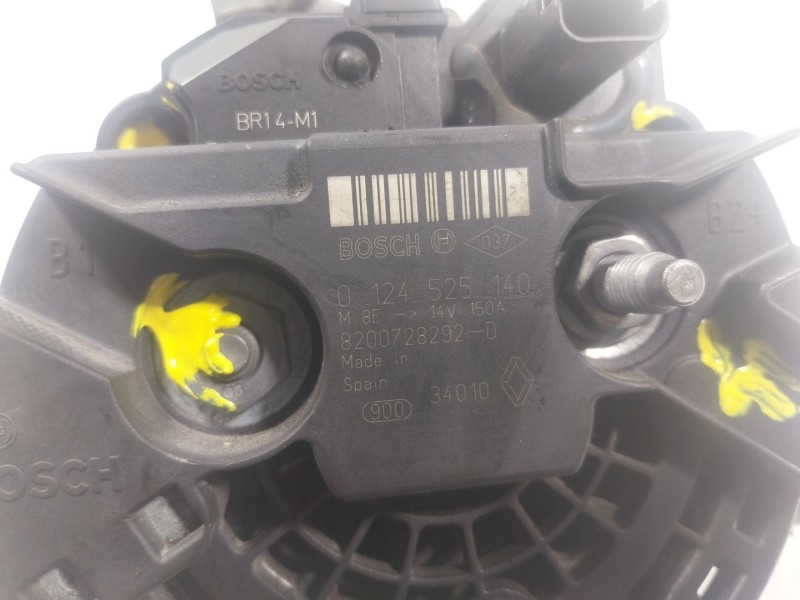 Recambio de alternador para nissan qashqai (j10) 1.5 turbodiesel cat referencia OEM IAM  0124525140 