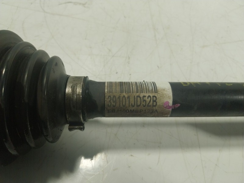 Recambio de transmision izquierda para nissan qashqai (j10) 1.5 turbodiesel cat referencia OEM IAM  39101JD52B 