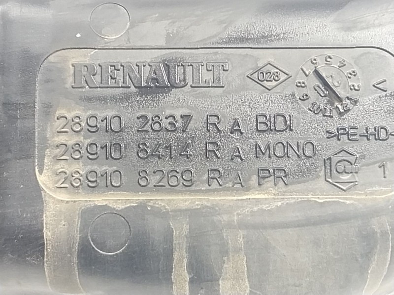 Recambio de deposito limpia para dacia sandero 0.9 tce cat referencia OEM IAM  289102837R 