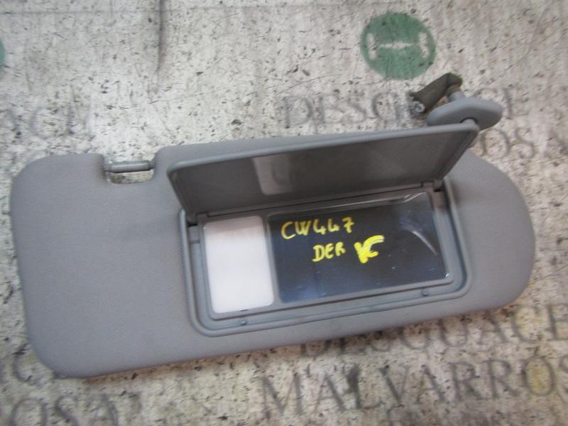 Recambio de parasol derecho para kia sorento 2.5 crdi concept referencia OEM IAM 852123E050CY  