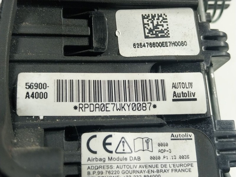 Recambio de airbag delantero izquierdo para kia carens iv 1.7 crdi referencia OEM IAM  56900A4000 