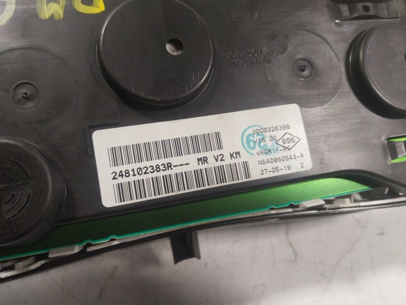 Recambio de cuadro instrumentos para dacia lodgy 1.6 sce cat bivalent. gasolina / lpg referencia OEM IAM  248102383R 