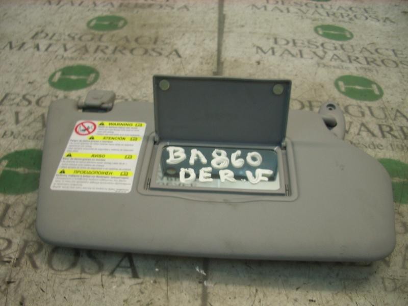 Recambio de parasol derecho para mazda 2 berlina (dy) 1.4 crtd active referencia OEM IAM   